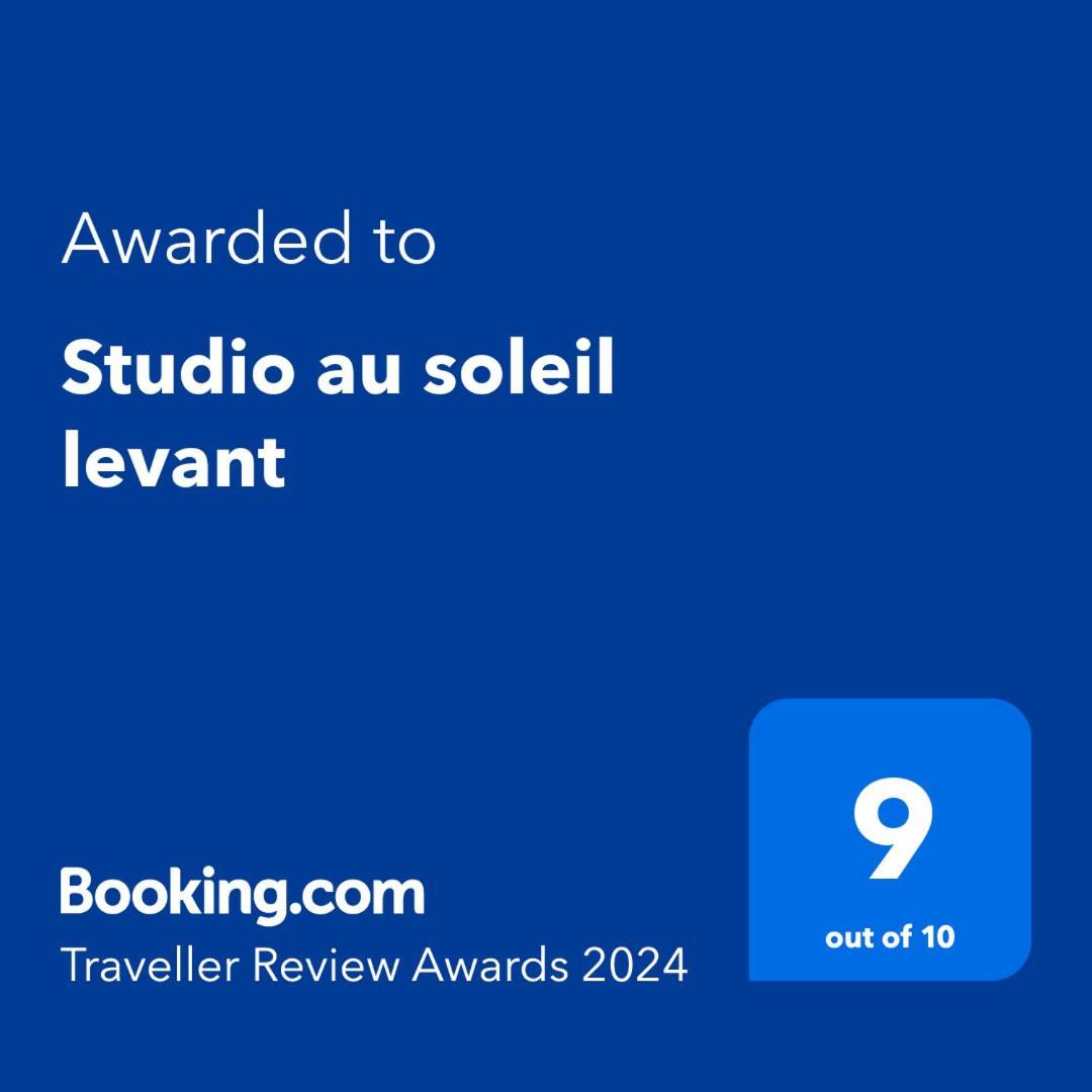 Studio Au Soleil Levant, Avec Piscine Trinité  Extérieur photo